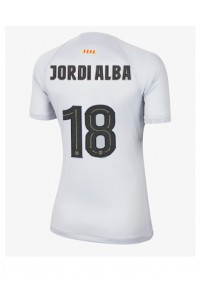 Barcelona Jordi Alba #18 Voetbaltruitje 3e tenue Dames 2022-23 Korte Mouw